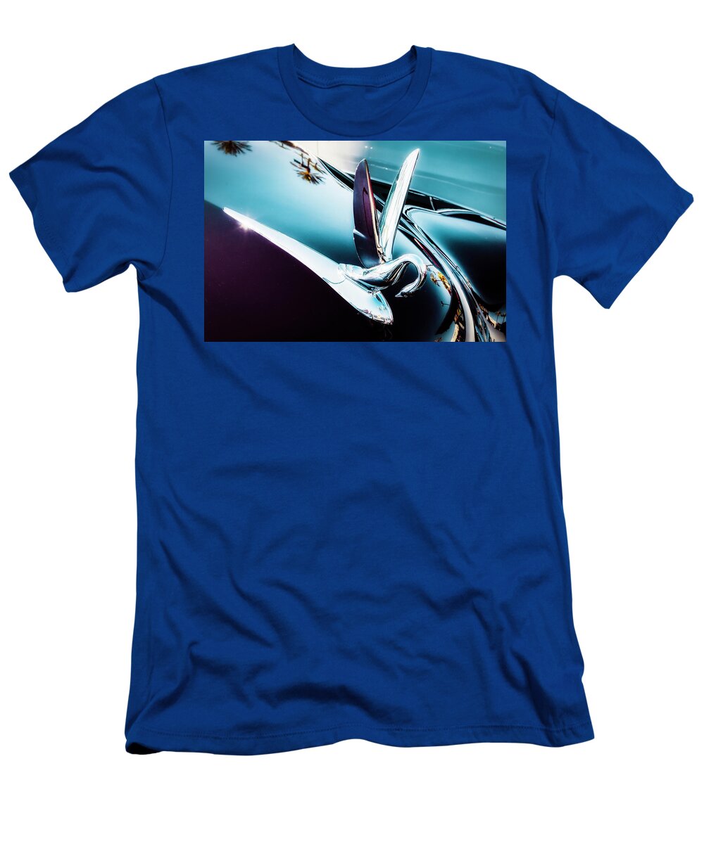 Hood Ornament T-Shirt featuring the photograph Swan Song by Mark David Gerson