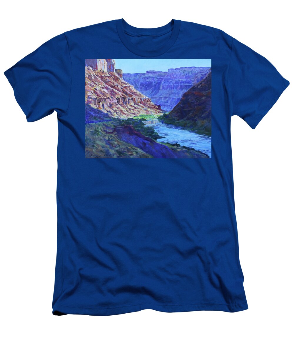 Oil Painting T-Shirt featuring the painting Takeout Beach by Page Holland
