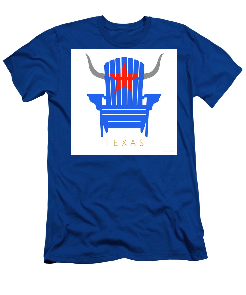 Texas T-Shirt featuring the digital art Texas by Sam Brennan