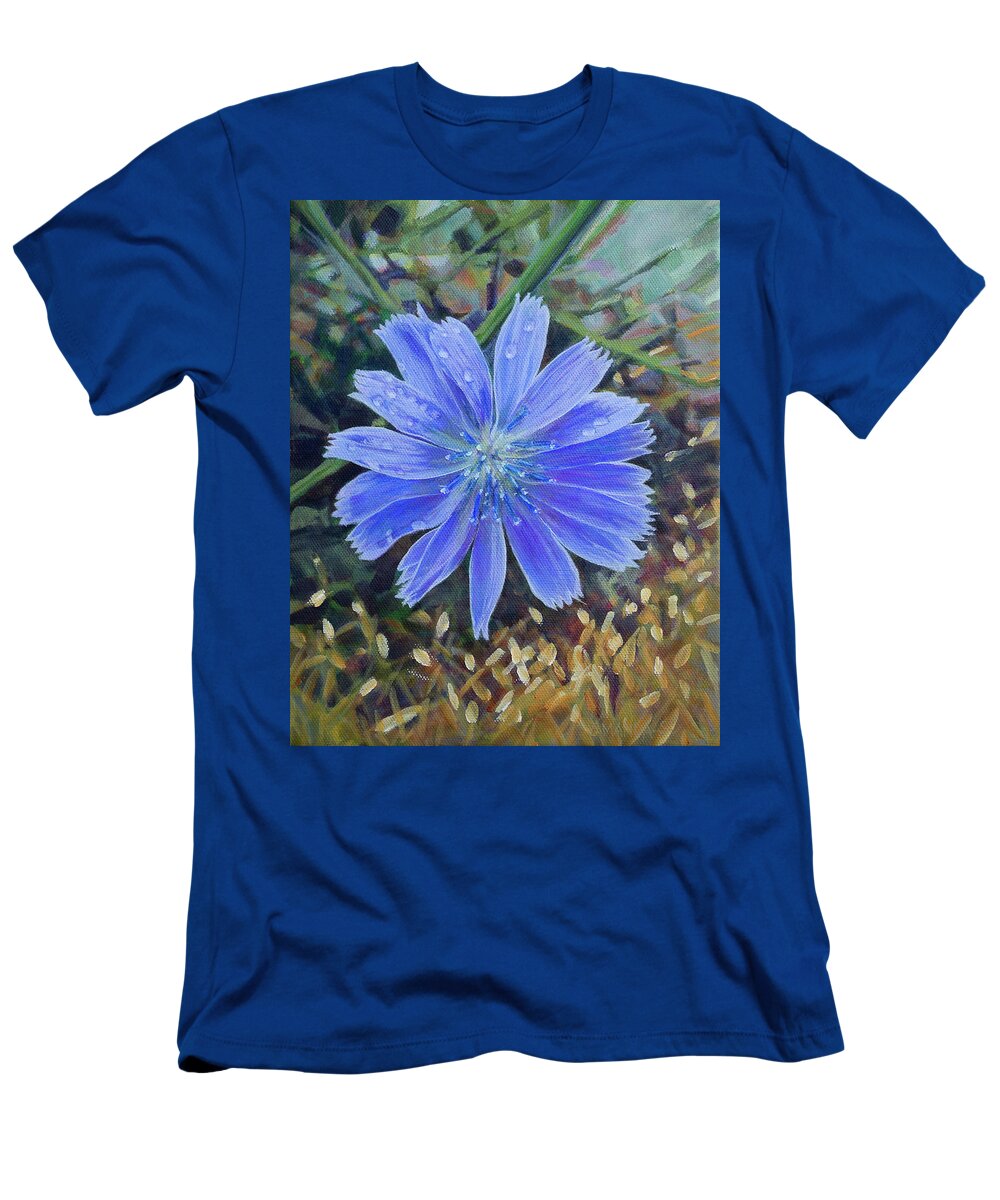 Flower T-Shirt featuring the painting Thrive Anyway by Amanda Schwabe