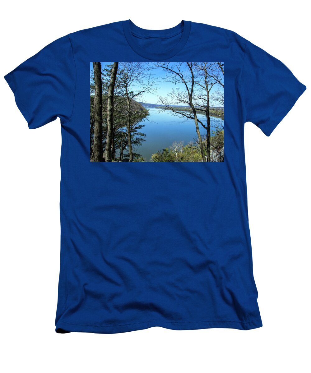 Landscape T-Shirt featuring the photograph Through to the Susquehanna by Jennifer Wick