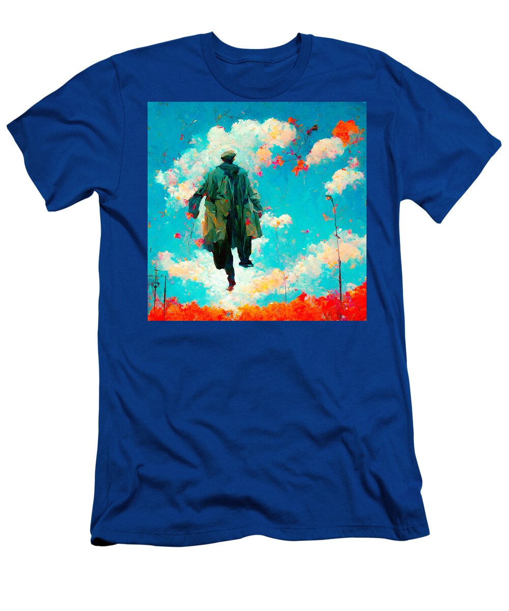 Trenchcoats T-Shirt featuring the digital art Trenchcoats #1 by Craig Boehman