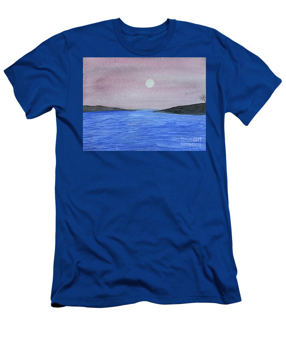 Ocean T-Shirt featuring the painting Tropical Sea by Lisa Neuman