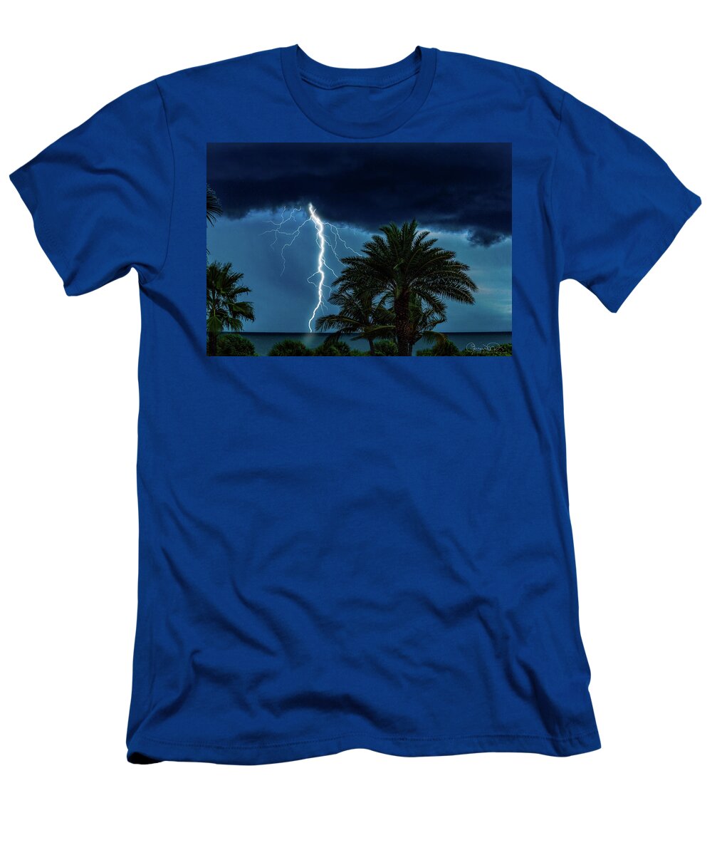 Susan Molnar T-Shirt featuring the photograph Tropical Thunderstorm by Susan Molnar