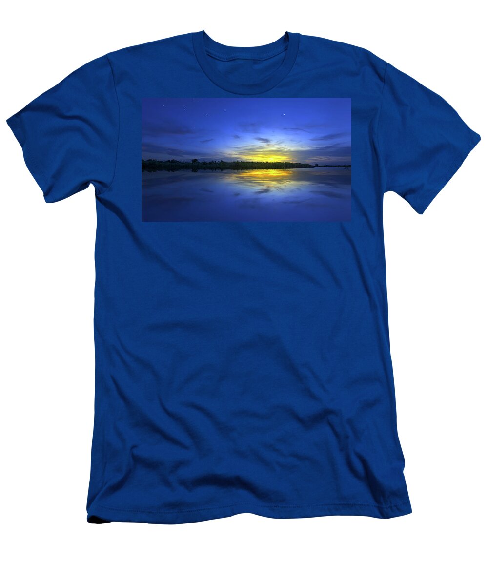 Twilight T-Shirt featuring the photograph Twilight Horizon by Mark Andrew Thomas