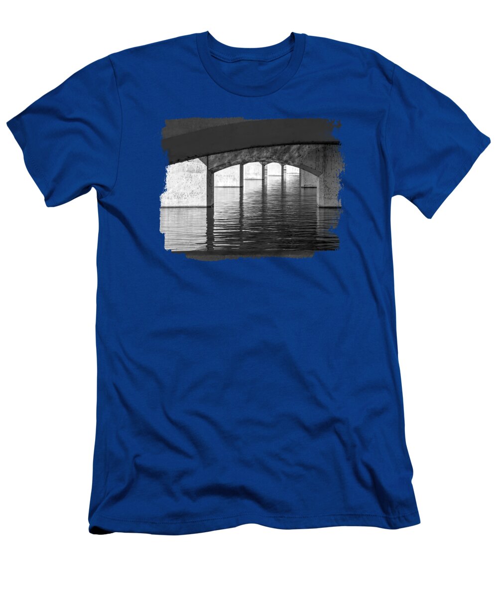 Tempe T-Shirt featuring the photograph Under the Bridge Two by Elisabeth Lucas