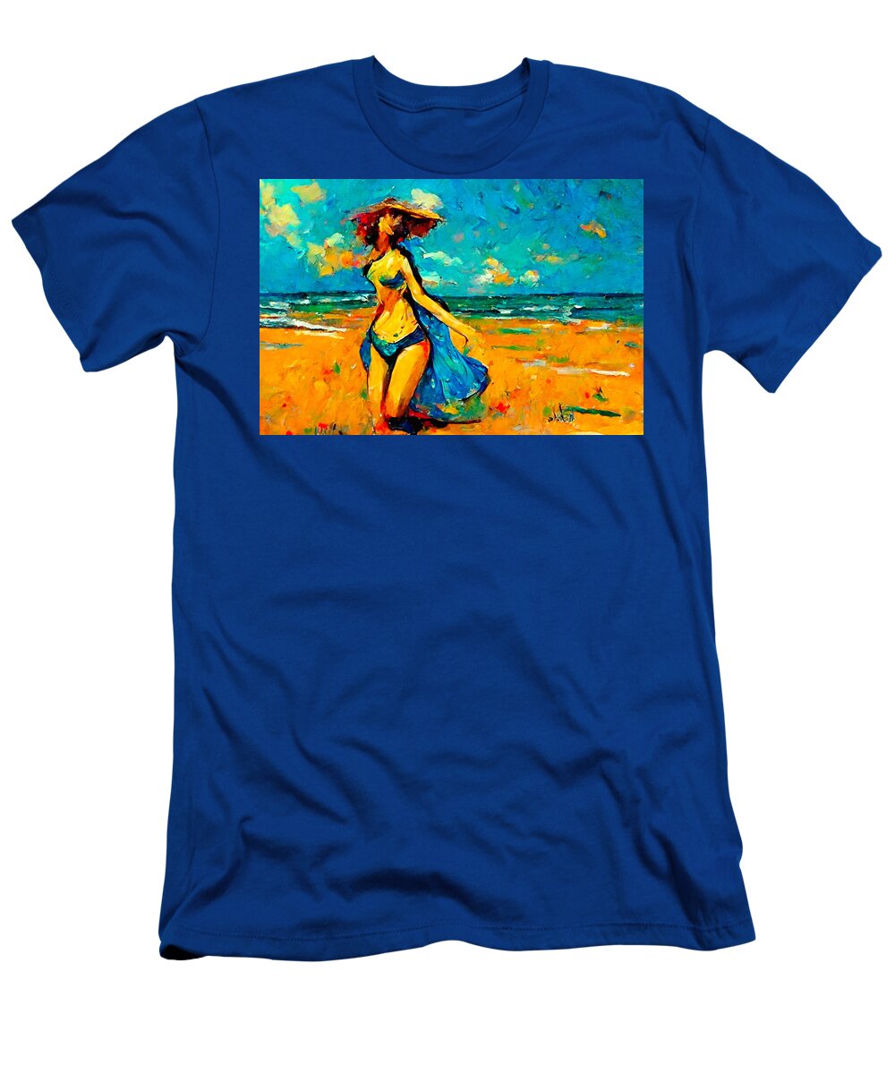 Vincent Van Gogh T-Shirt featuring the digital art Van Gogh #17 by Craig Boehman