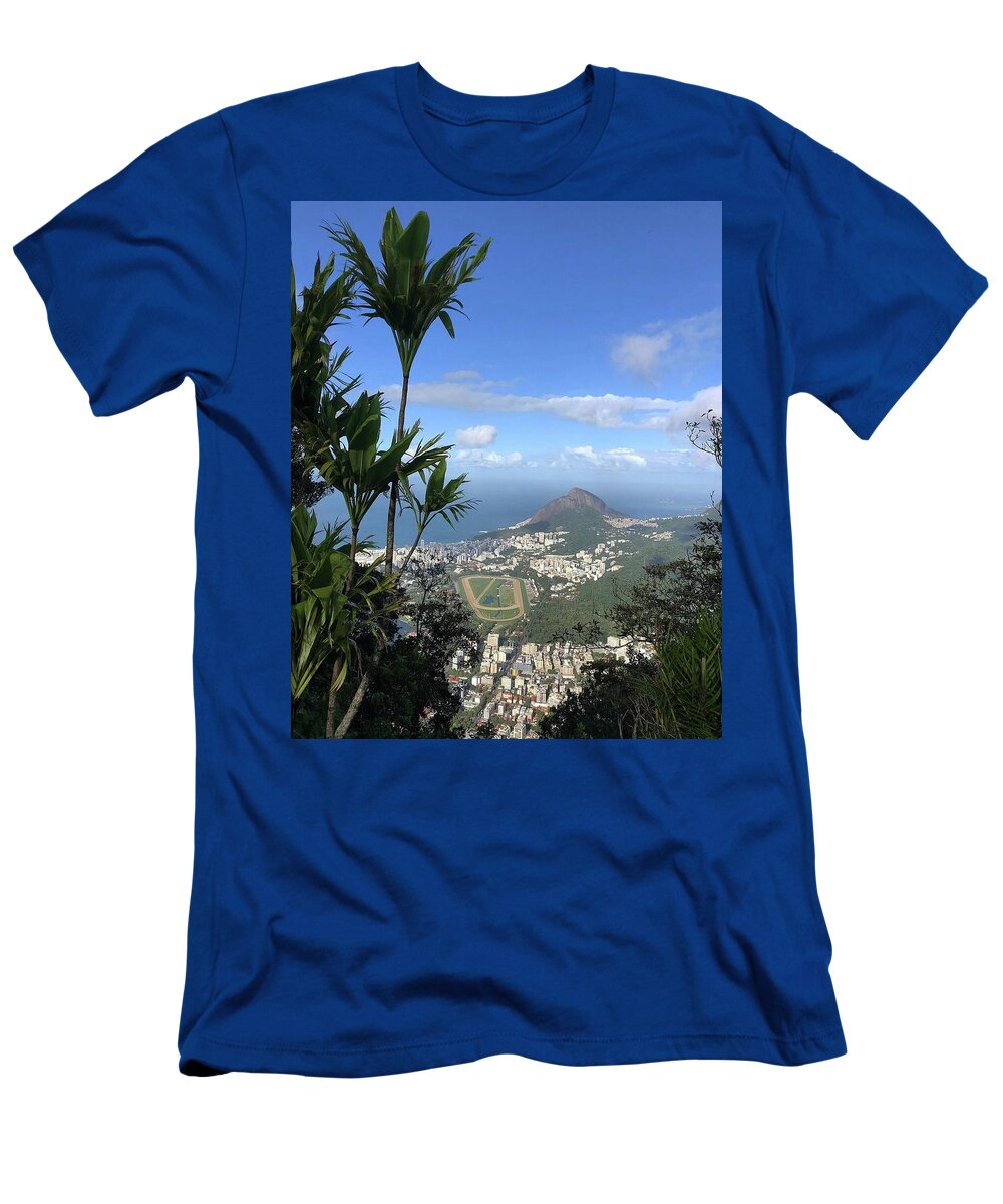 Brazil T-Shirt featuring the photograph View in Rio by Bettina X