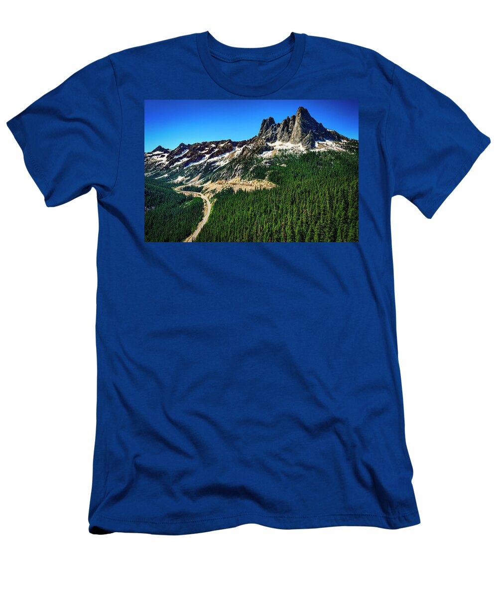 © 2021 Lou Novick All Rights Reversed T-Shirt featuring the photograph Washintgon Pass by Lou Novick