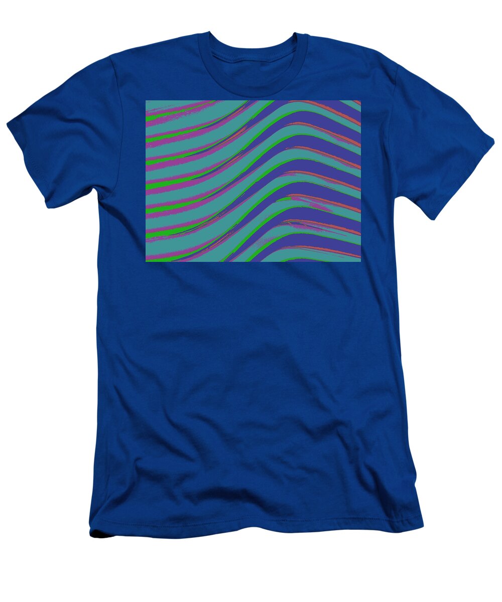 Wave T-Shirt featuring the digital art Wave by T Oliver
