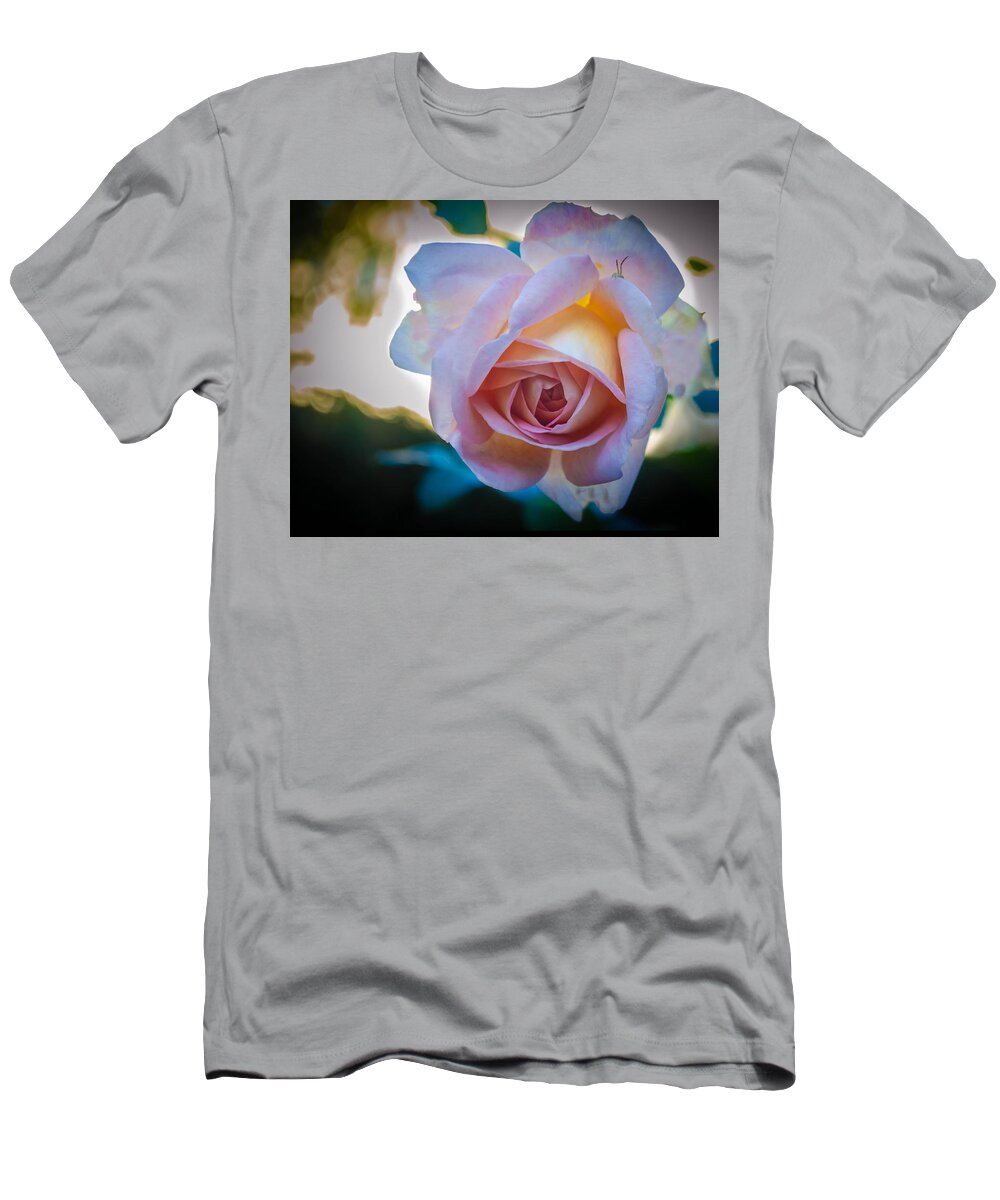 Rose T-Shirt featuring the photograph Autumn Rose by GeeLeesa Productions