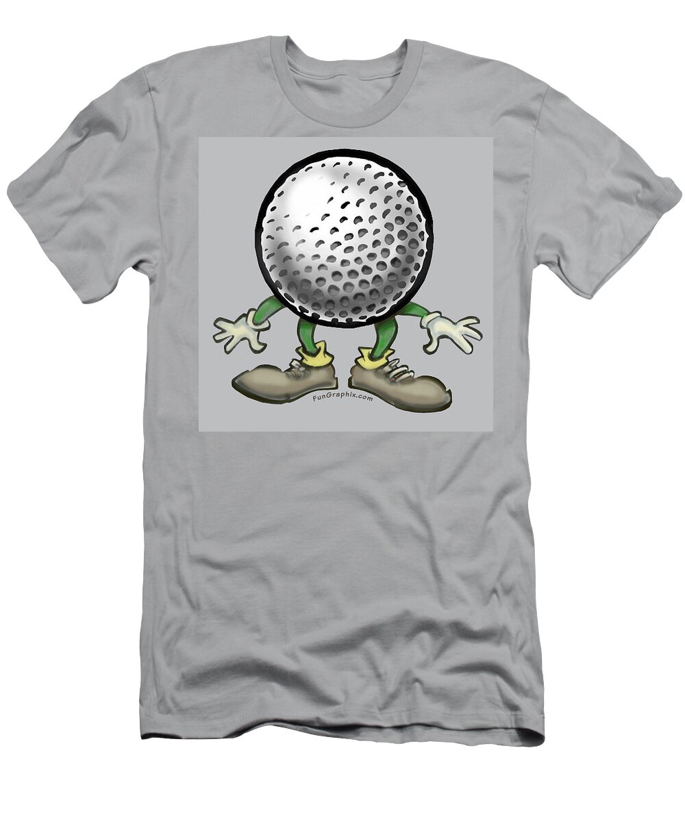 Golf T-Shirt featuring the digital art Golf by Kevin Middleton