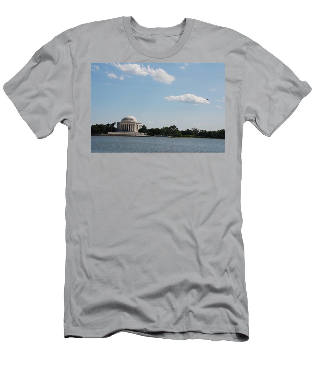 Declaration Of Independence T-Shirt featuring the photograph Memorial by the Water by Kenny Glover