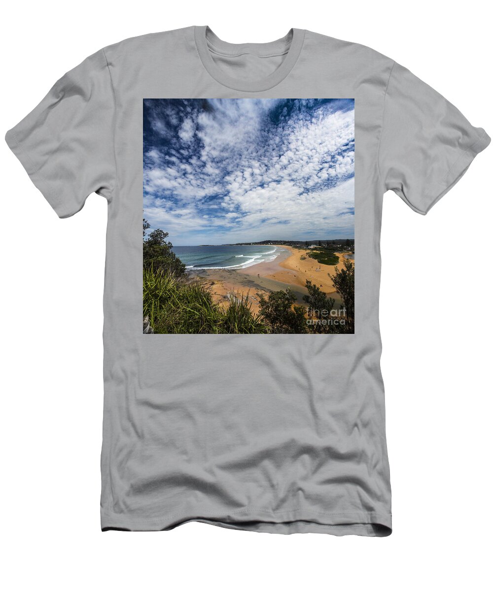 Narrabeen Beach T-Shirt featuring the photograph Narrabeen Beach #1 by Sheila Smart Fine Art Photography