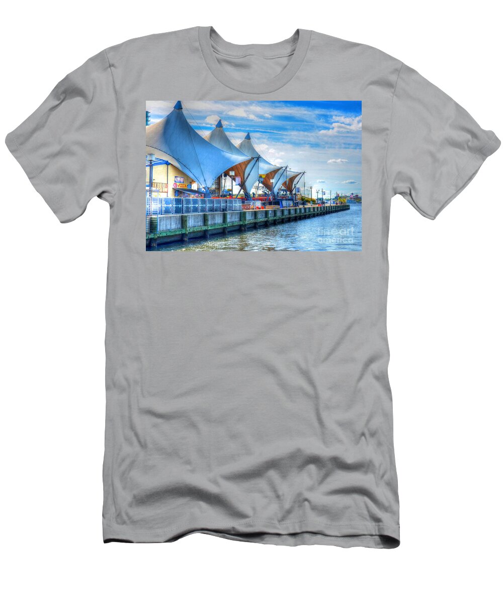 Pier T-Shirt featuring the photograph Pier 6 by Debbi Granruth