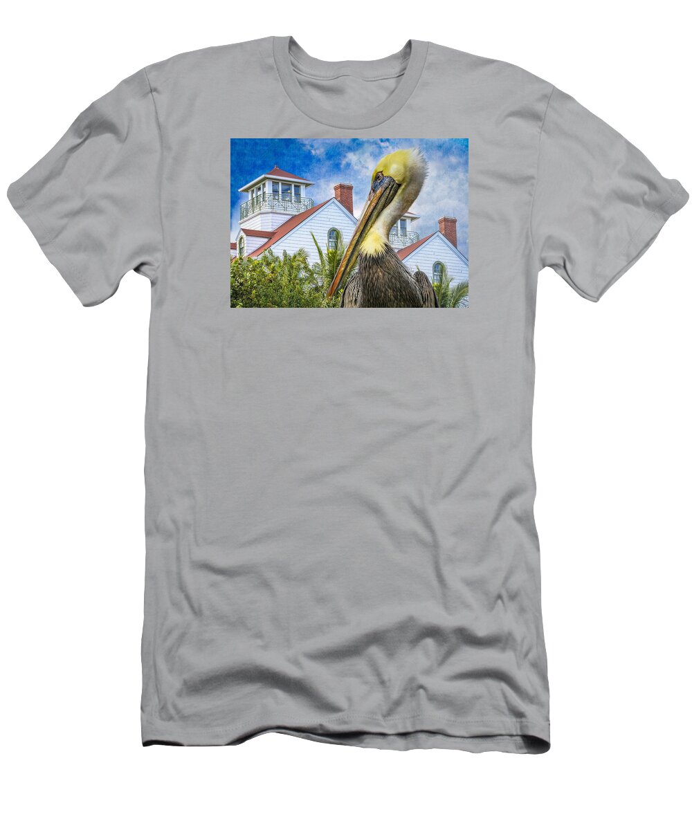 Bird T-Shirt featuring the photograph The Watch #2 by Debra and Dave Vanderlaan