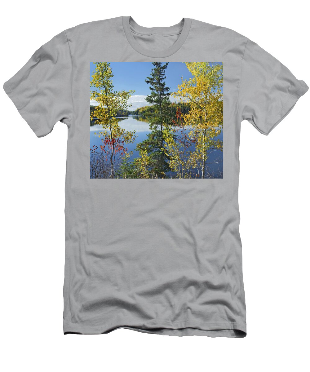 533820 T-Shirt featuring the photograph Tobique River New Brunswick Canada #1 by Tim Fitzharris