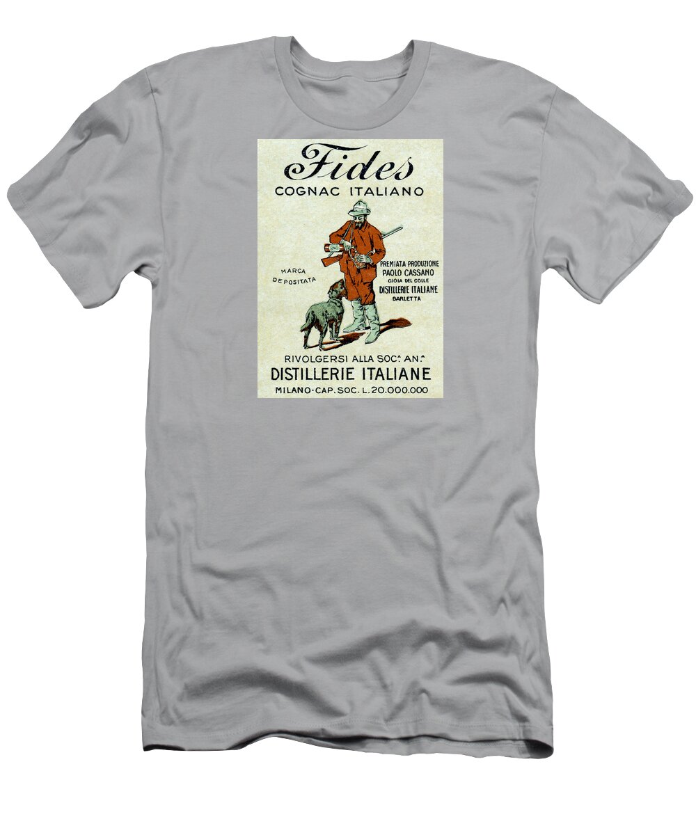 1905 Fides Italian Cognac T-Shirt by Historic Image - Fine Art America