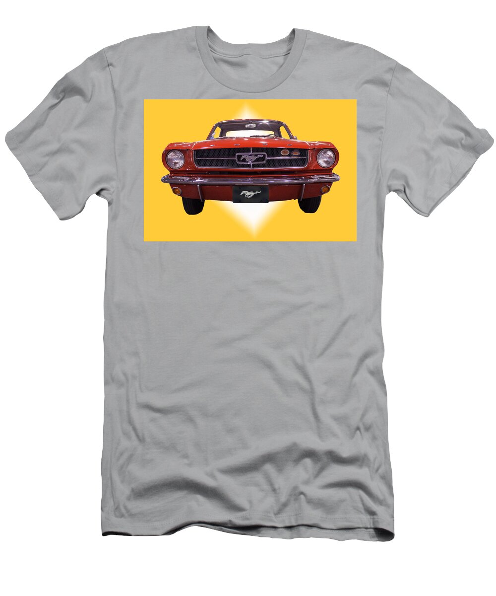 1964 Ford Mustang T-Shirt featuring the photograph 1964 Ford Mustang by Michael Porchik