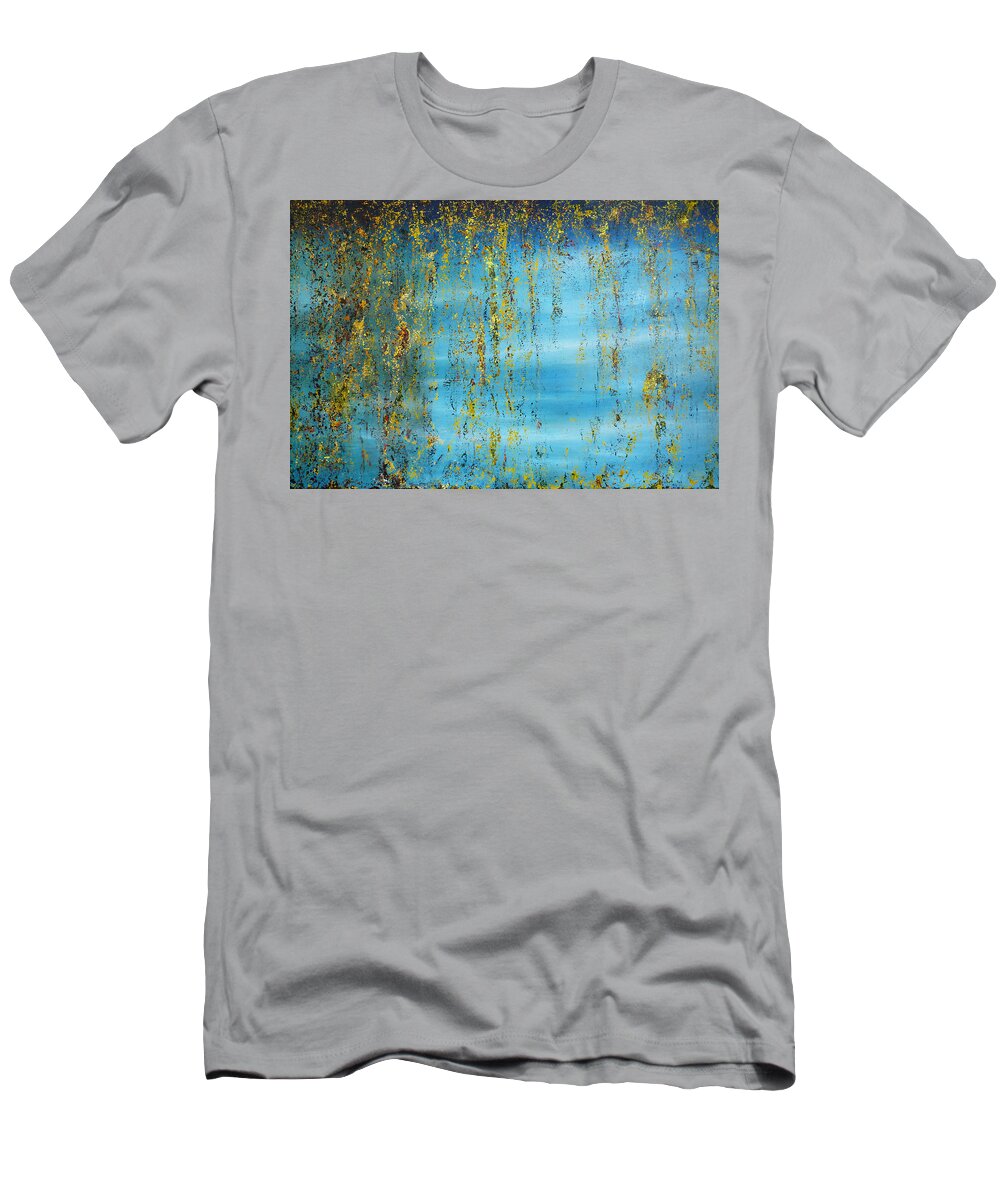 Derek Kaplan Art T-Shirt featuring the painting Got My Own Sunshine #3 by Derek Kaplan