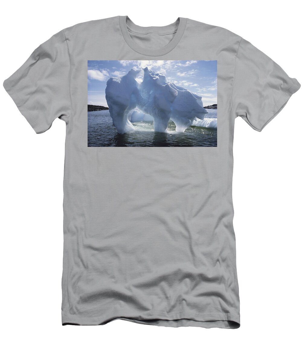 1975 T-Shirt featuring the photograph Icebergs, Antarctica #2 by Robert Hernandez
