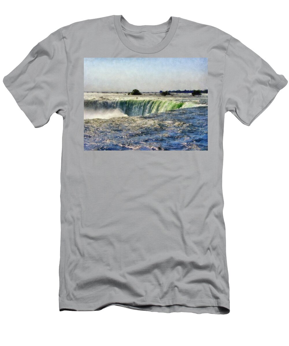 Niagra T-Shirt featuring the photograph Niagara Falls by Michelle Calkins