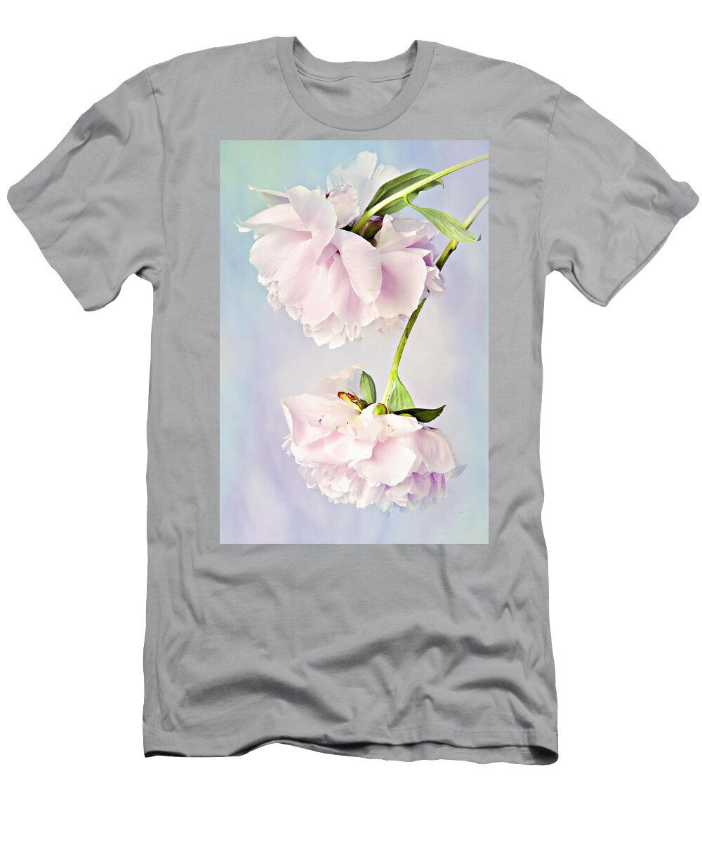 Peonies T-Shirt featuring the photograph Pastel Peonies by Theresa Tahara