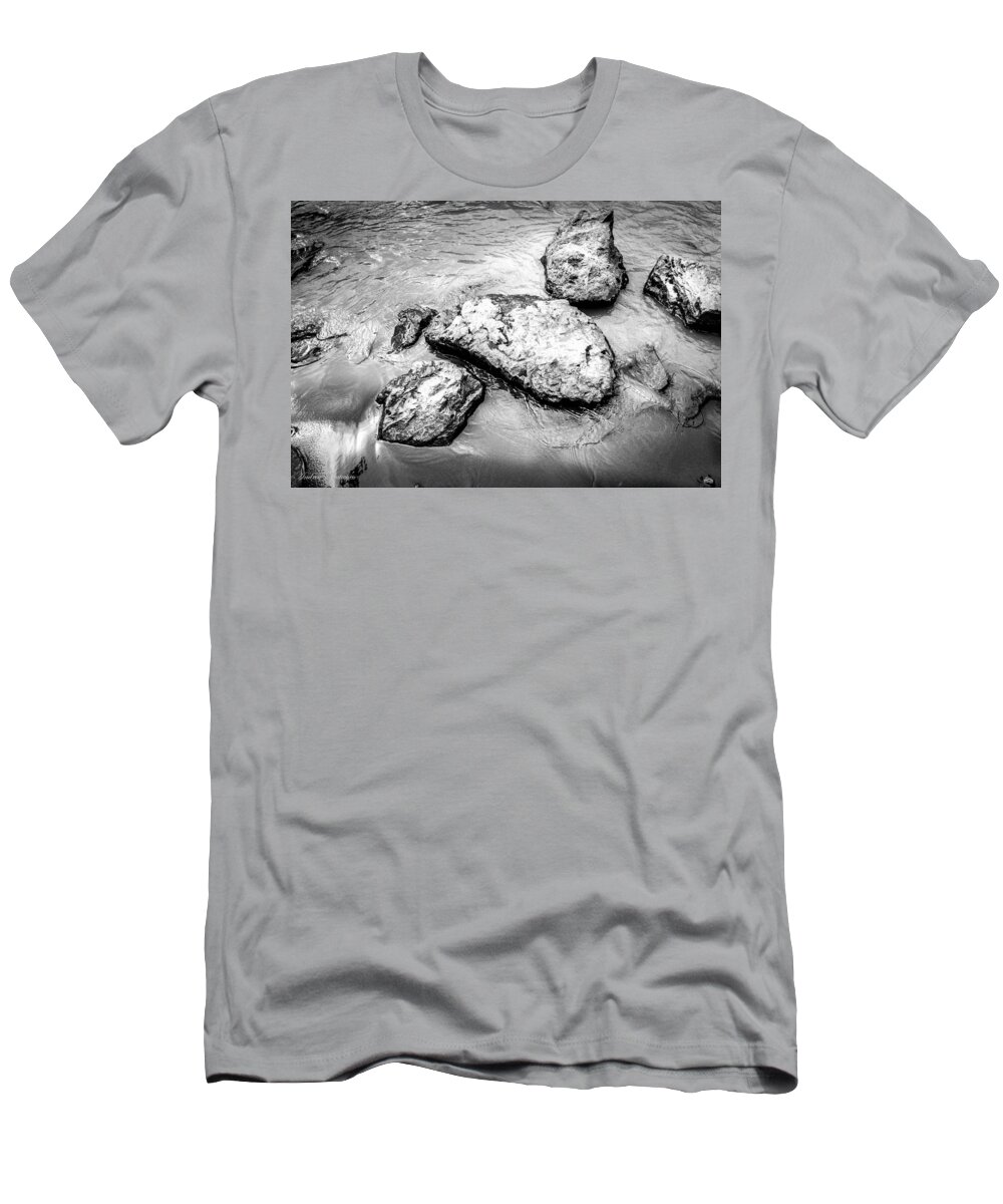 Alaska T-Shirt featuring the photograph Rocks in the River #2 by Andrew Matwijec