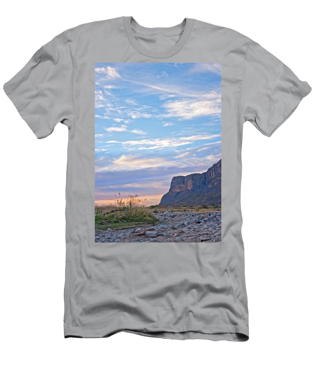 Texas T-Shirt featuring the photograph Santa Elena Sunrise #2 by Angie Schutt