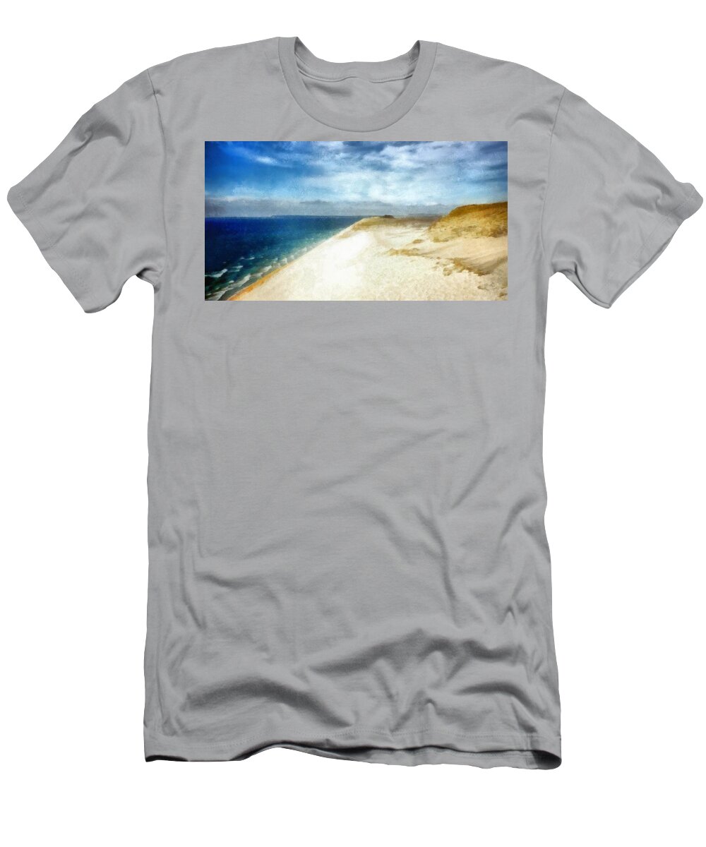 Sleeping Bear Dunes T-Shirt featuring the photograph Sleeping Bear Dunes National Lakeshore #2 by Michelle Calkins