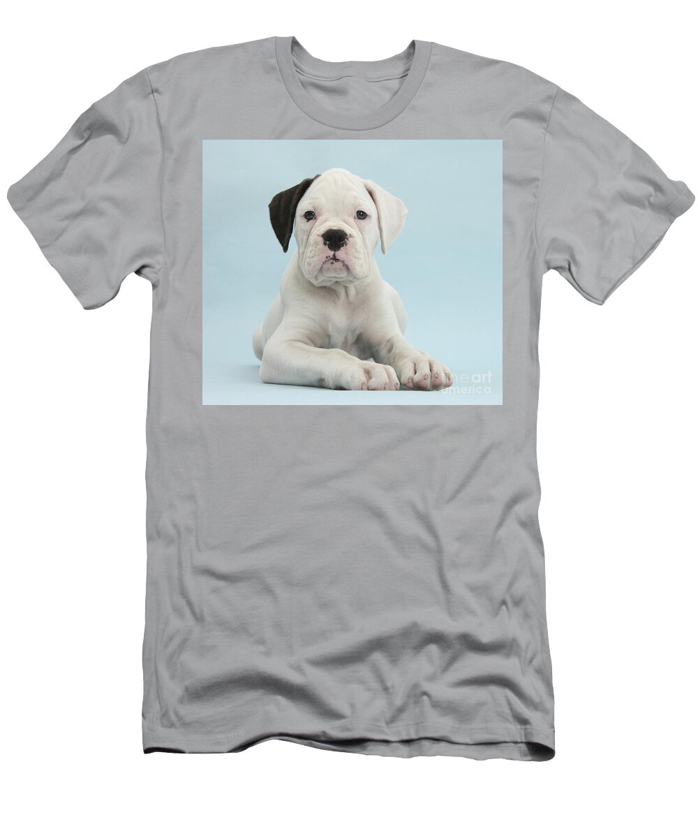 Nature T-Shirt featuring the photograph Boxer Puppy #4 by Mark Taylor