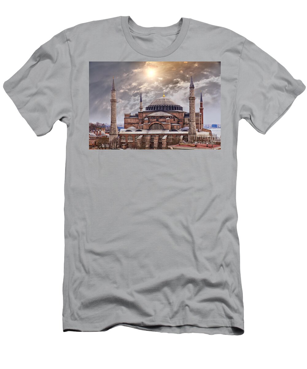 Hagia Sophia T-Shirt featuring the photograph Hagia Sophia Istanbul #4 by Sophie McAulay