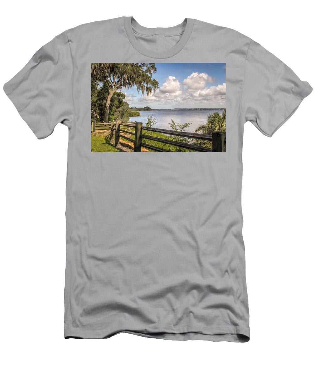 Florida T-Shirt featuring the photograph Philippe Park #4 by Jane Luxton