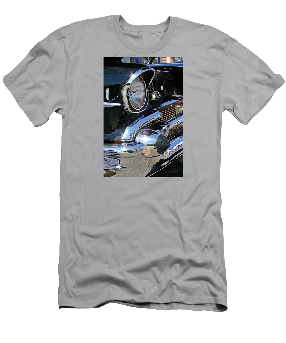 Car T-Shirt featuring the photograph '57 Chevy #57 by Ann Ranlett