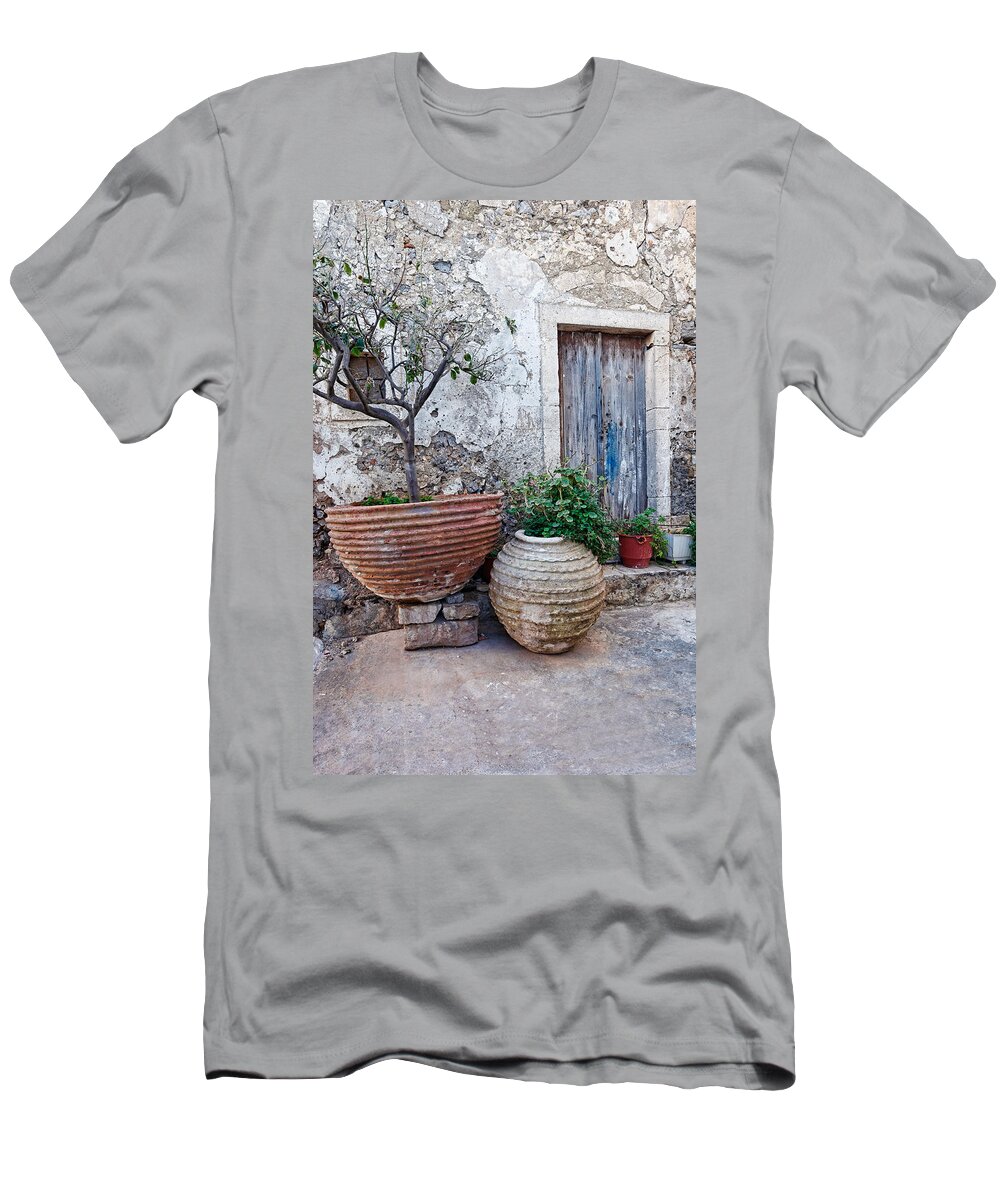 Alley T-Shirt featuring the photograph Kythera - Greece #9 by Constantinos Iliopoulos