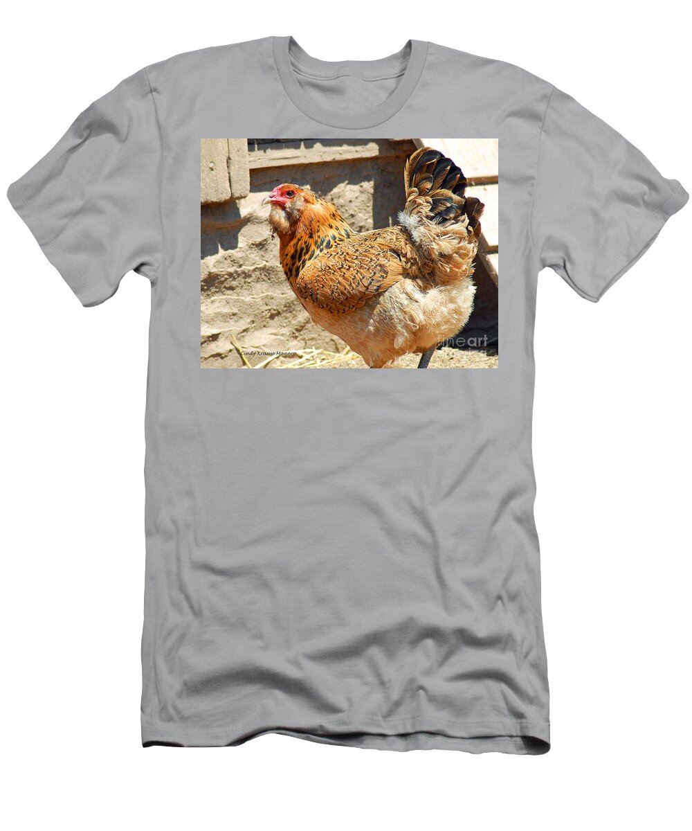 Farm Animals T-Shirt featuring the photograph A day at the farm by Cindy Manero