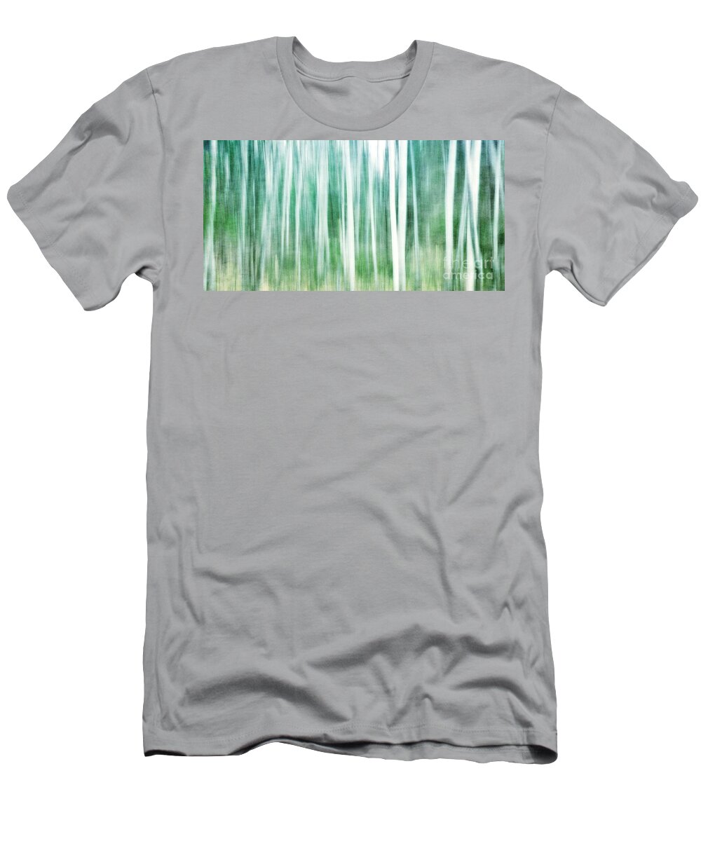 Abstract T-Shirt featuring the photograph A Matter Of Blues by Priska Wettstein