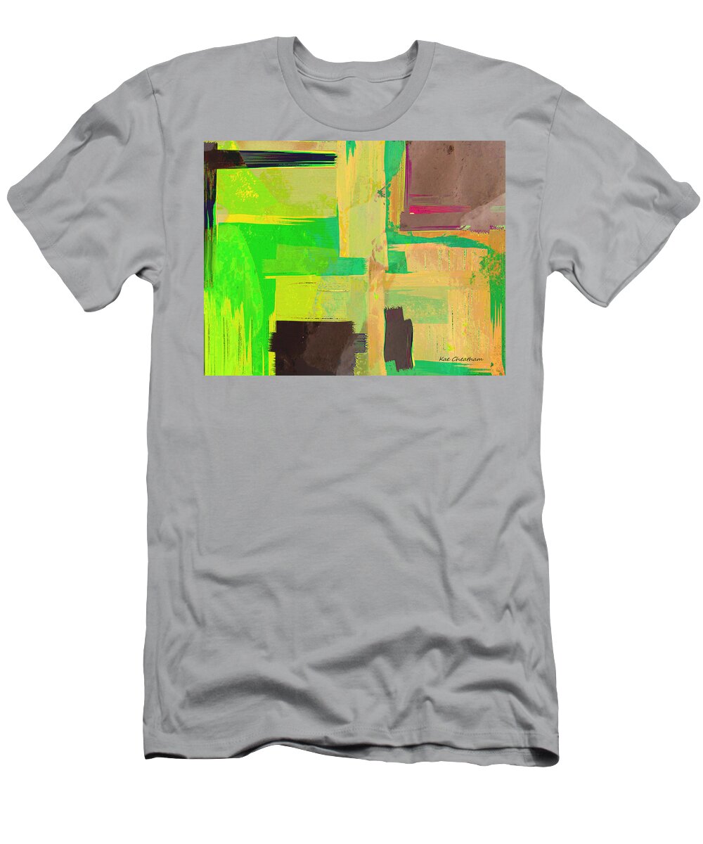 Abstract Art T-Shirt featuring the digital art Abstract 9 by Kae Cheatham