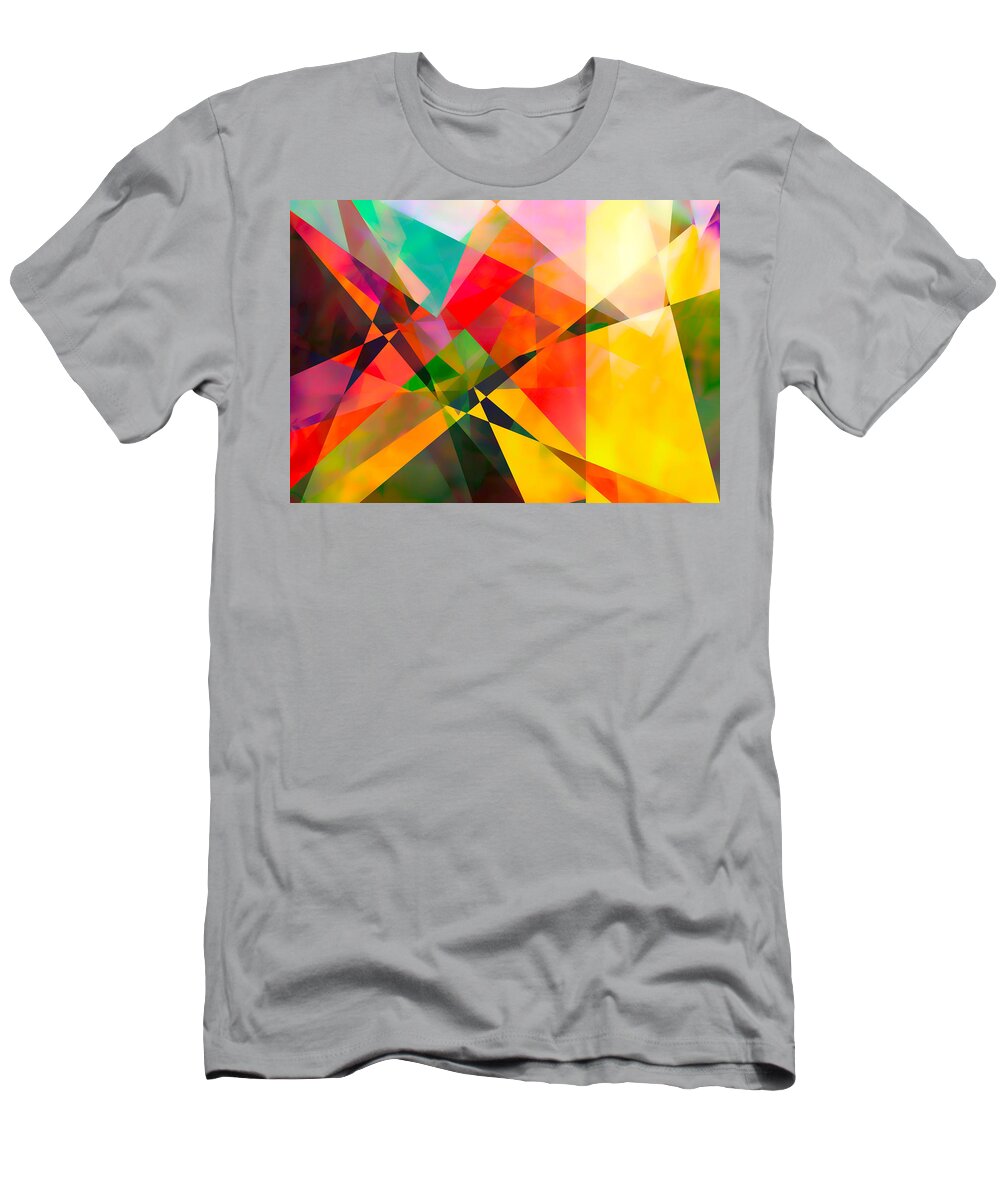 Abstract T-Shirt featuring the digital art Abstract by Bruce Rolff