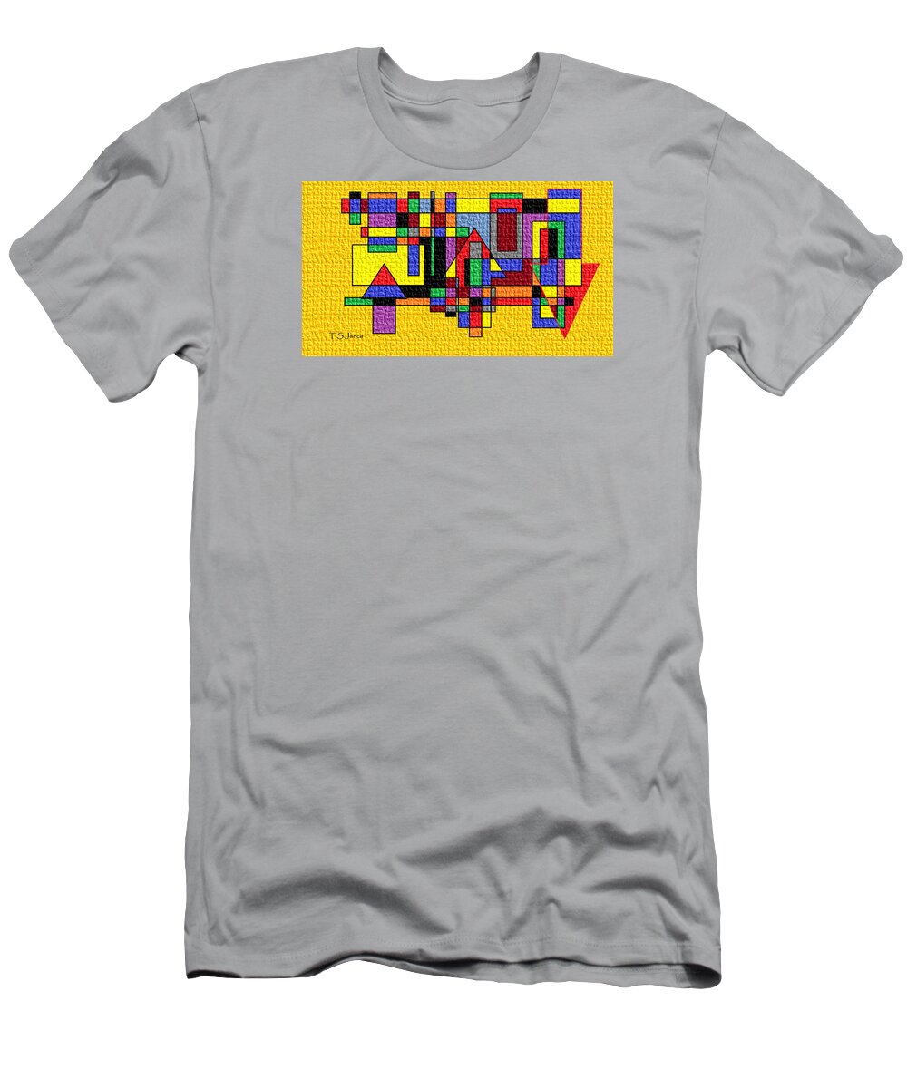 Abstract Life Story T-Shirt featuring the photograph Abstract Life Story by Tom Janca