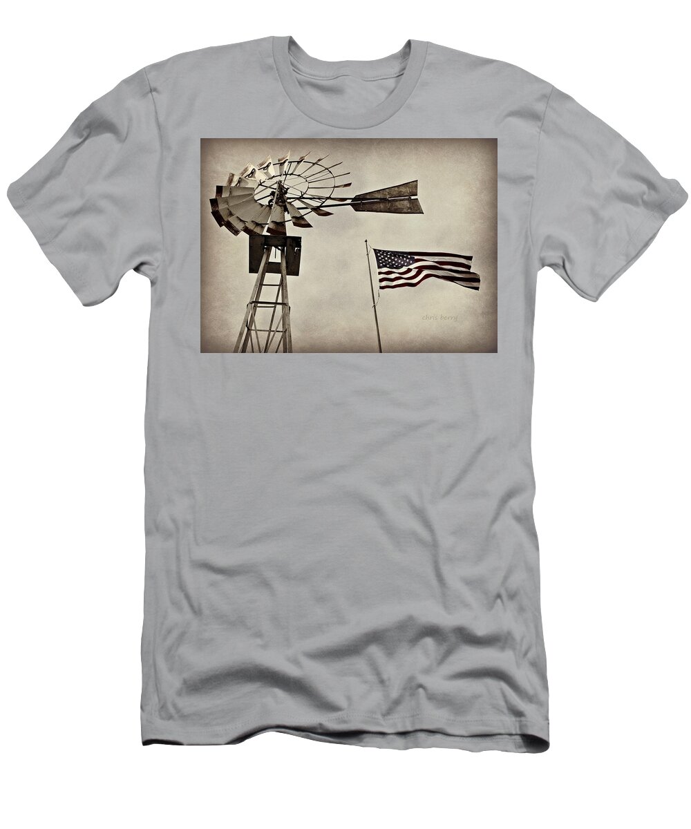 American T-Shirt featuring the photograph Americana by Chris Berry