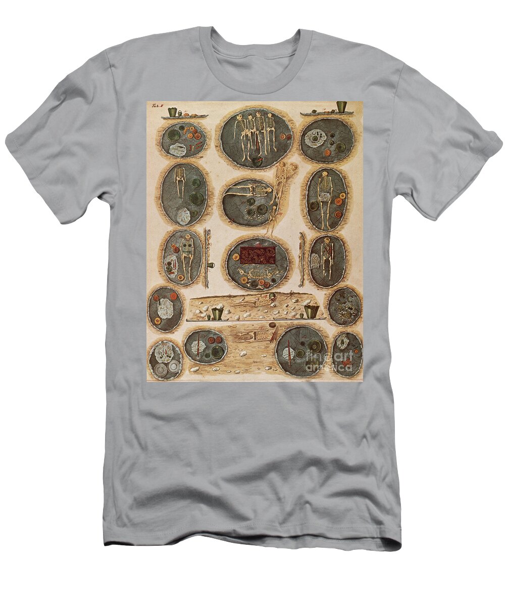 Science T-Shirt featuring the photograph Ancient Celtic Cemetery Hallstatt by Science Source