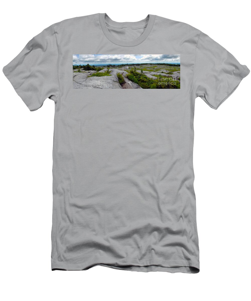  At T-Shirt featuring the photograph Appalachian Trail Moxie Bald 3 by Glenn Gordon
