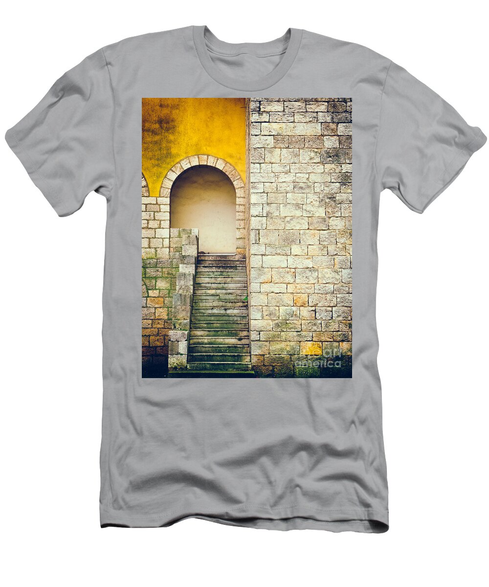 Arch T-Shirt featuring the photograph Arched entrance by Silvia Ganora