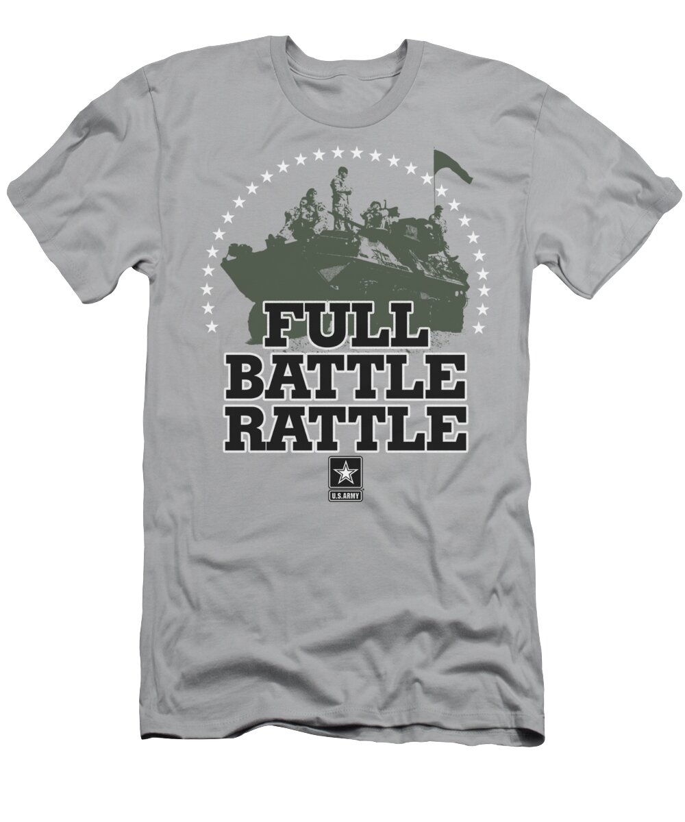 Air Force T-Shirt featuring the digital art Army - Full Battle Rattle by Brand A