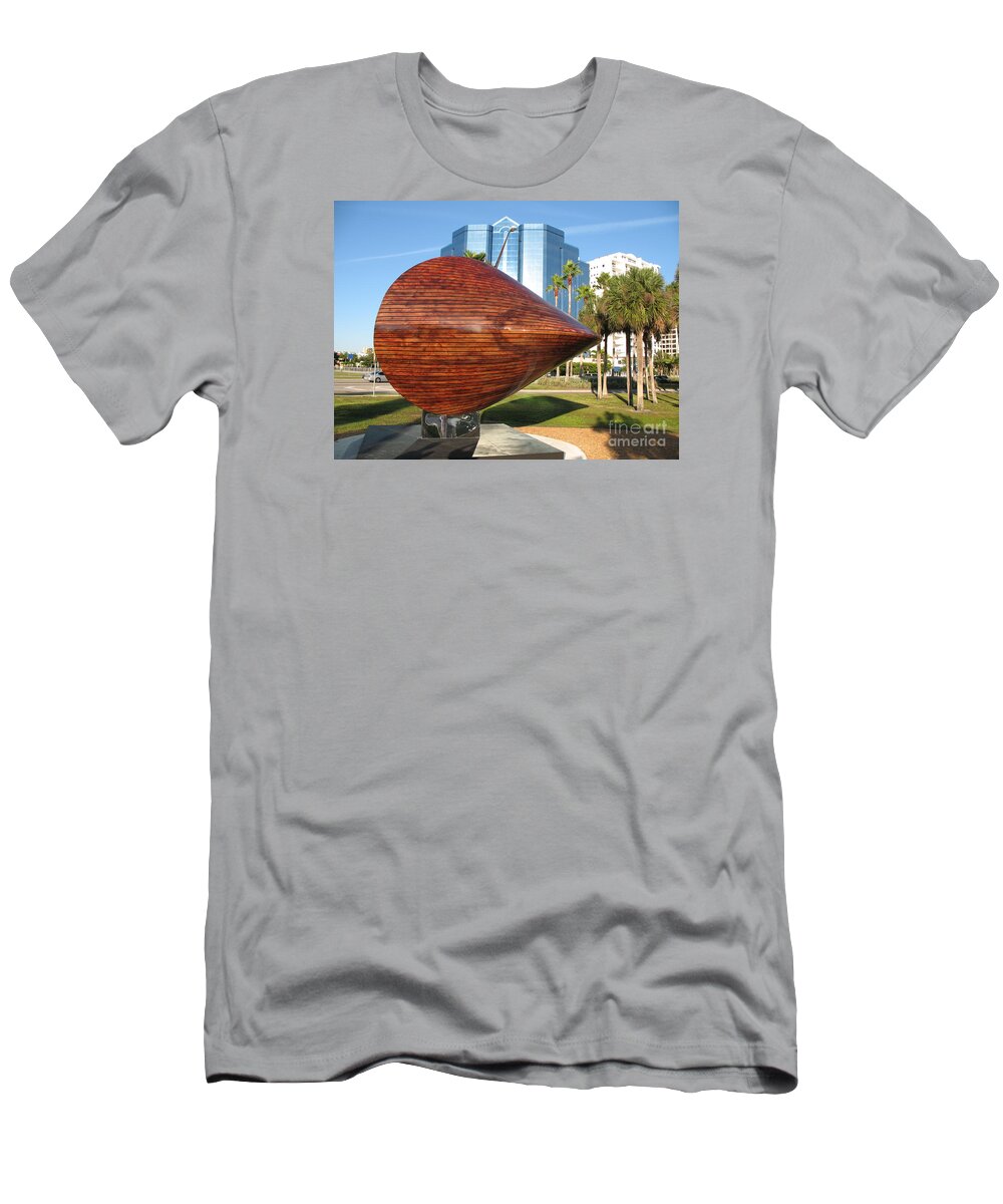 Art T-Shirt featuring the photograph Art 2009 At Sarasota Waterfront by Christiane Schulze Art And Photography
