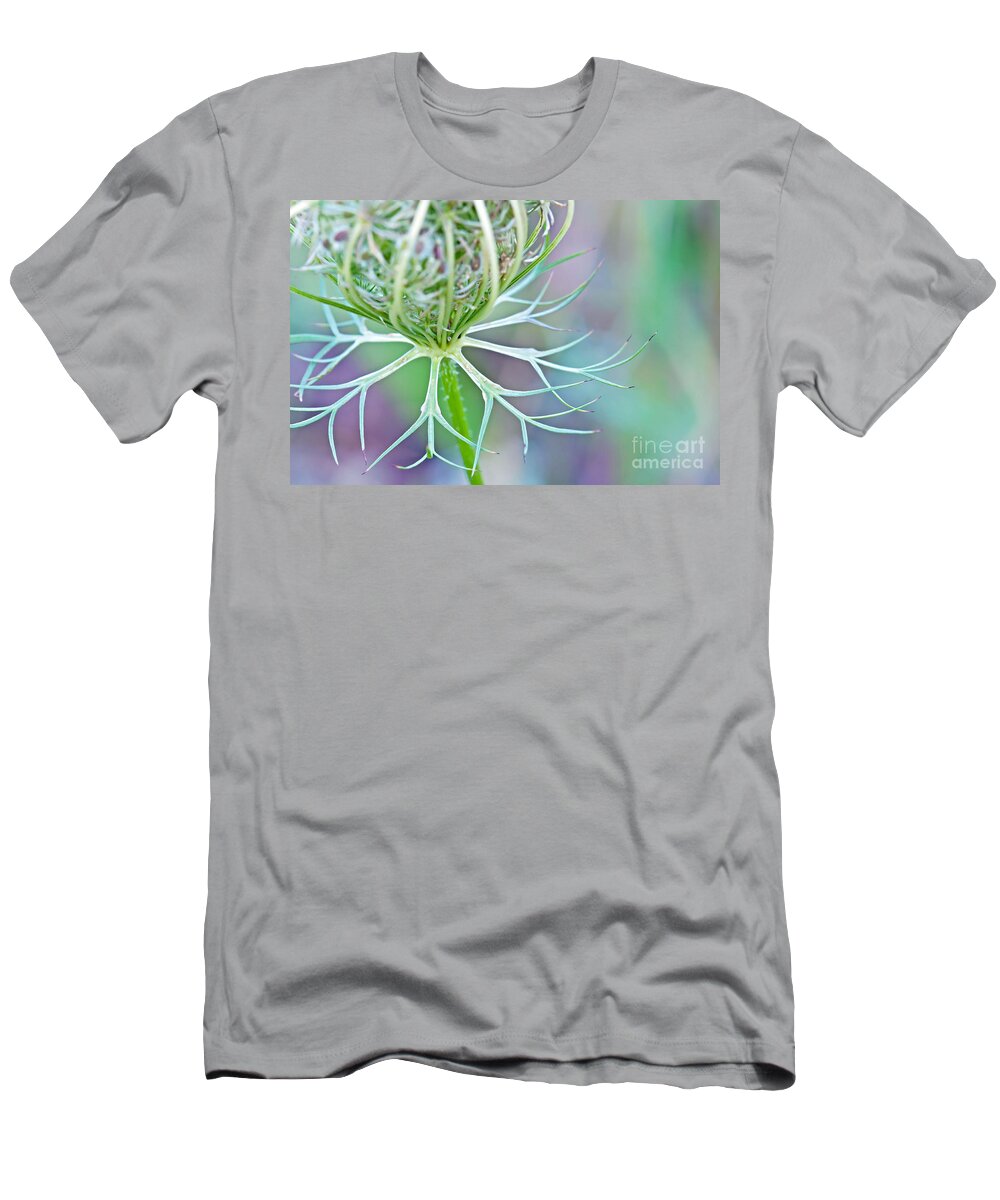 Wildflower Photography T-Shirt featuring the photograph Artsy Pastal Wildflower by Gwen Gibson