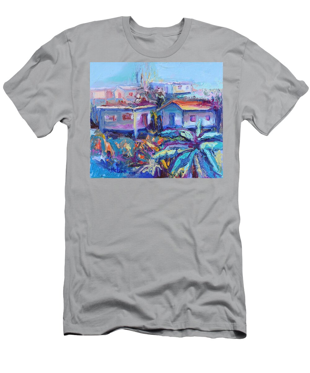 Abstract T-Shirt featuring the painting As a Gentle Breeze by Cynthia McLean