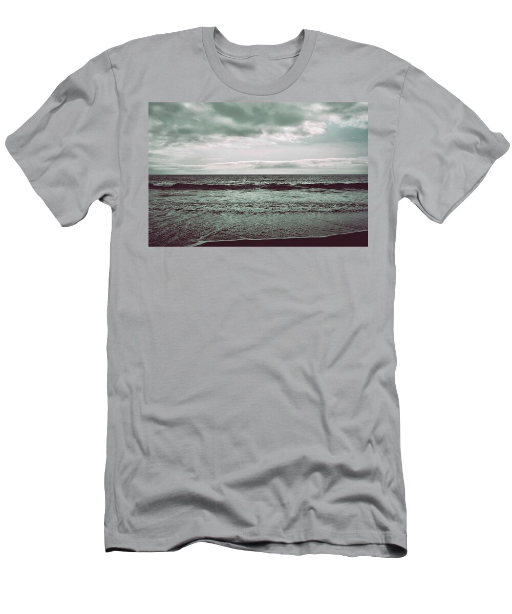 Aptos T-Shirt featuring the photograph As My Heart is Being Crushed by Laurie Search
