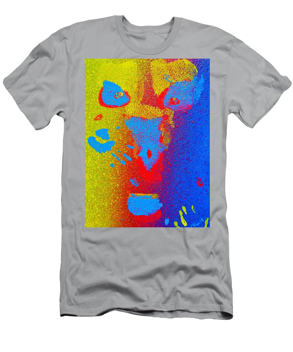 Nude Paintings Paintings T-Shirt featuring the painting At a Glance by Mayhem Mediums